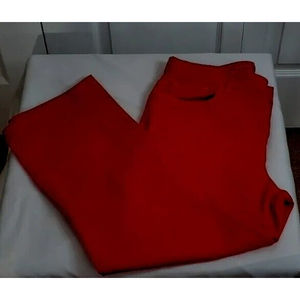 LAUREN JEANS CO.- Ralph Lauren Womens Red Cropped Jeans Denim Pants Size 8 30X24